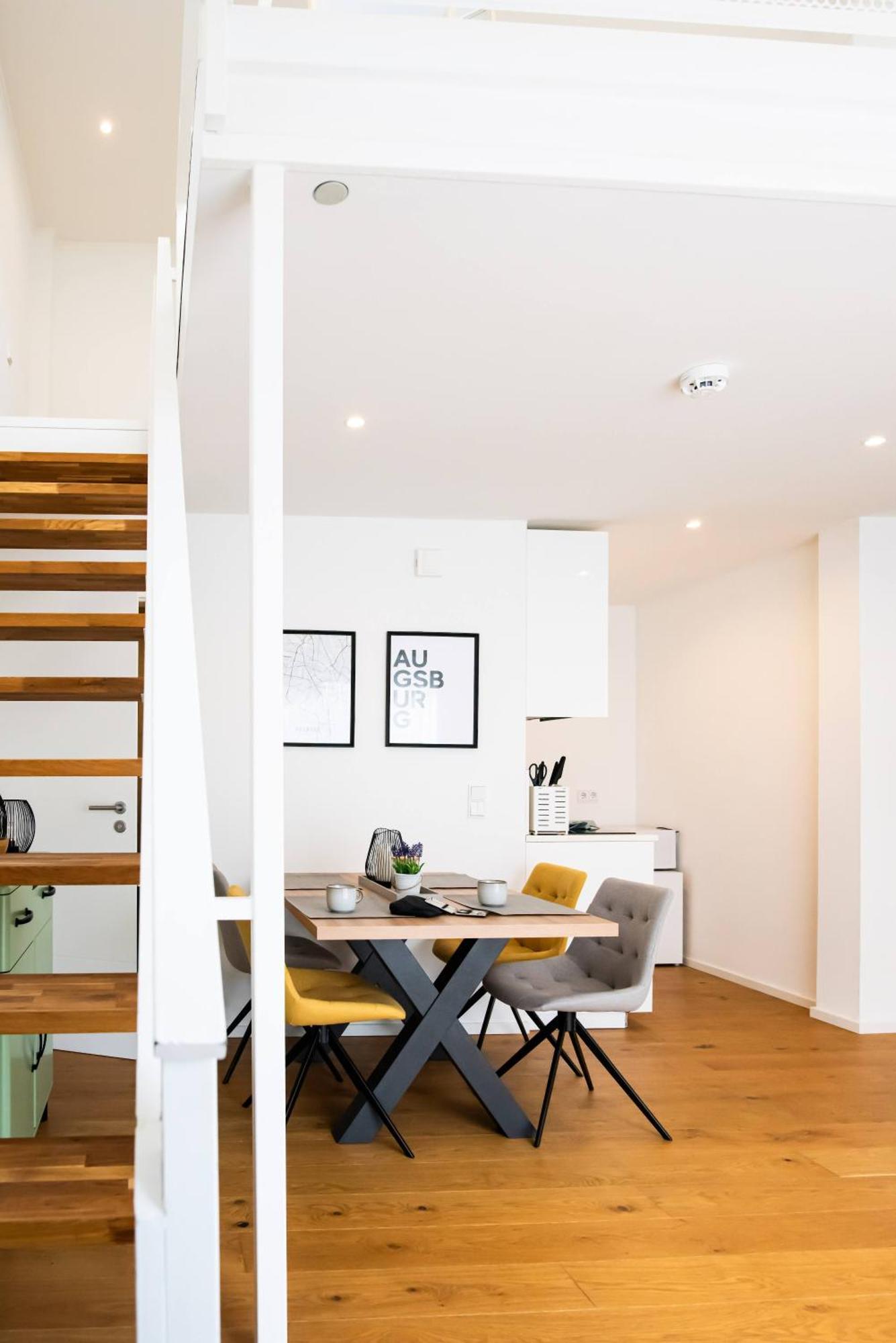 Loftartige Wohnung In Augsburg-Pfersee Экстерьер фото
